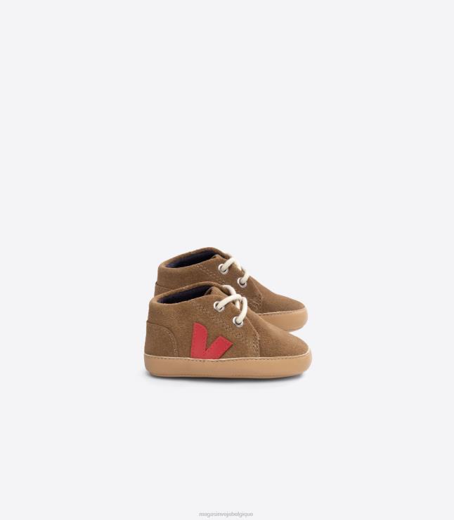 enfants Veja bébé daim marron pékin chaussures 82NJ6406