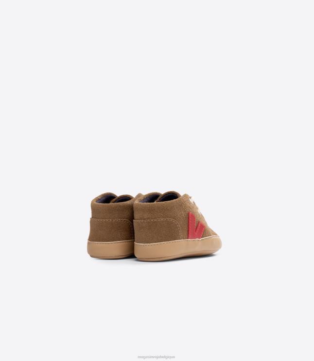 enfants Veja bébé daim marron pékin chaussures 82NJ6406