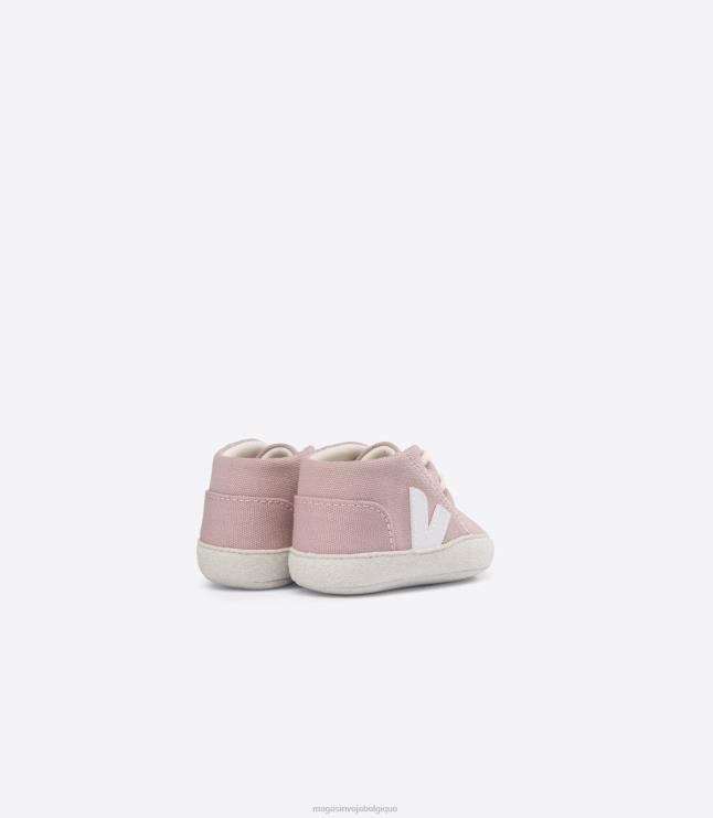 enfants Veja bébé toile bébé blanc chaussures 82NJ6405