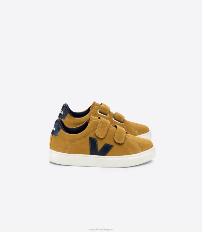 enfants Veja esplar daim camel nautico chaussures 82NJ6325