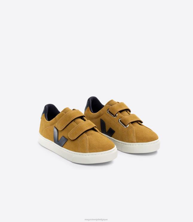 enfants Veja esplar daim camel nautico chaussures 82NJ6325