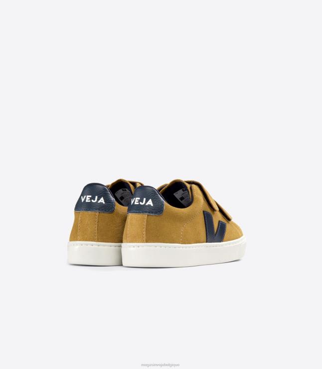 enfants Veja esplar daim camel nautico chaussures 82NJ6325