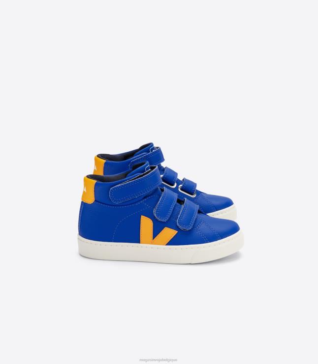 enfants Veja esplar mi cuir sans chrome paros ouro chaussures 82NJ6316