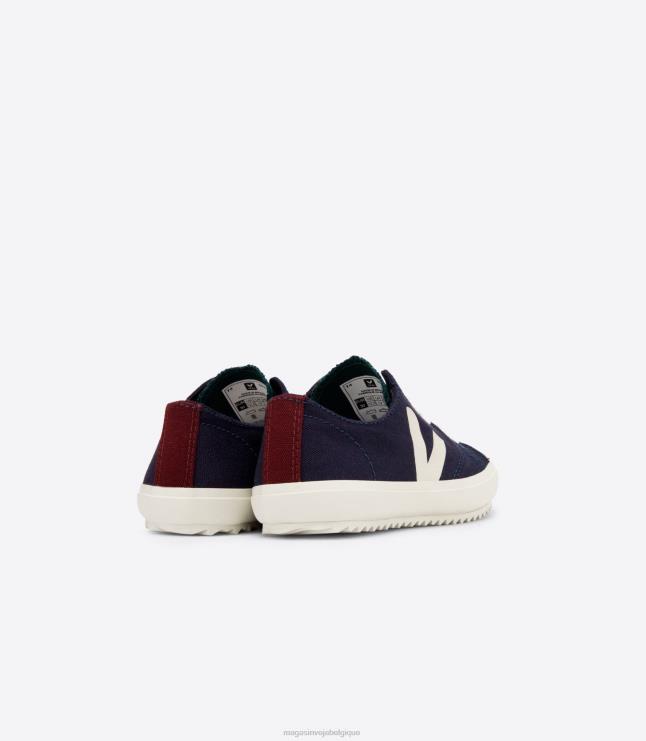 enfants Veja flip toile multico marine chaussures 82NJ6398