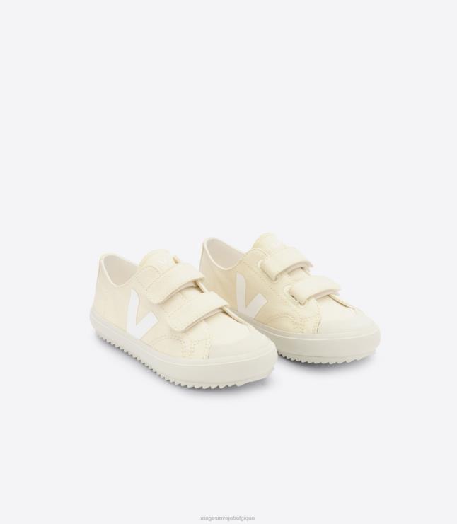 enfants Veja ollie toile beurre blanc chaussures 82NJ6395