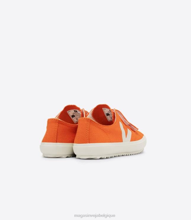 enfants Veja ollie toile citrouille pierre chaussures 82NJ6396