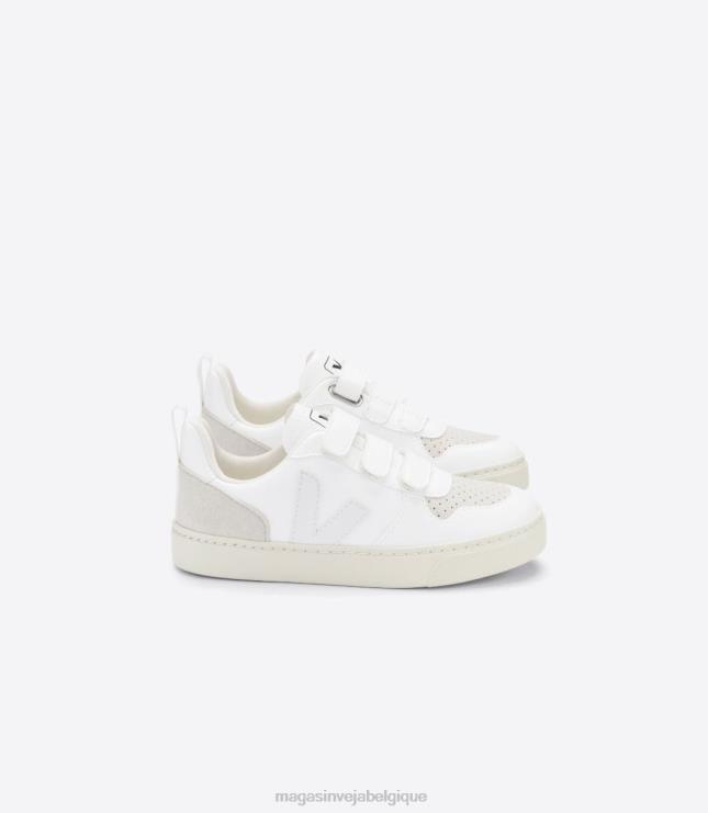 enfants Veja v-10 cwl blanc naturel chaussures 82NJ6373