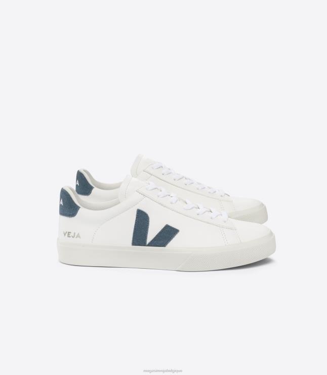 Hommes Veja campo chromefree cuir blanc california chaussures 82NJ67