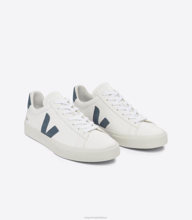 Hommes Veja campo chromefree cuir blanc california chaussures 82NJ67