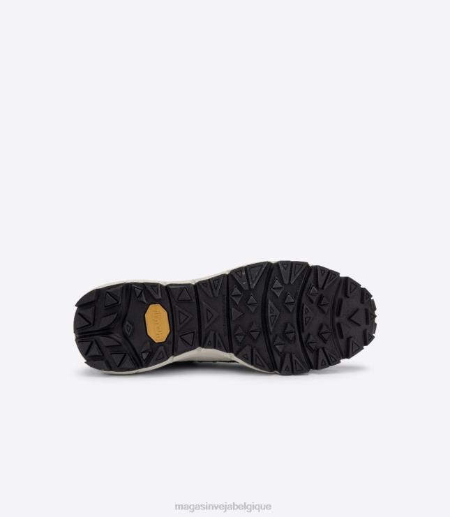 Hommes Veja dekkan alveomesh kaki noir chaussures 82NJ6126