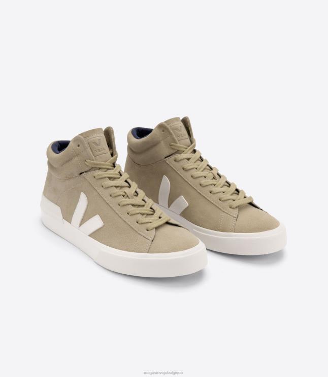 Hommes Veja minotaure daim dune pierre chaussures 82NJ673