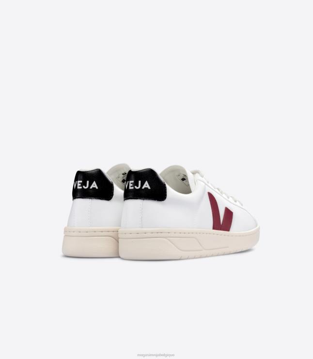 Hommes Veja urca cwl blanc marsala noir chaussures 82NJ6135