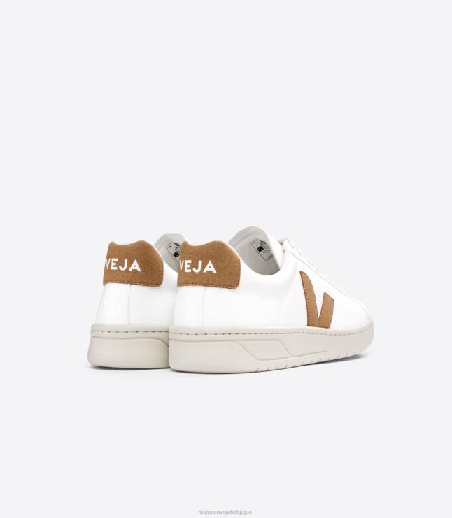 Hommes Veja urca cwl chameau blanc chaussures 82NJ6133