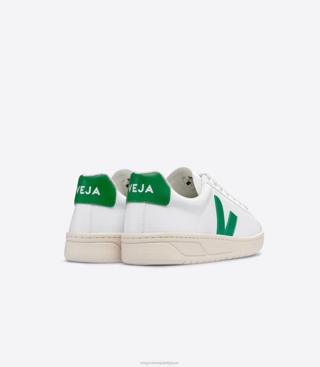 Hommes Veja urca cwl émeraude blanche chaussures 82NJ6136