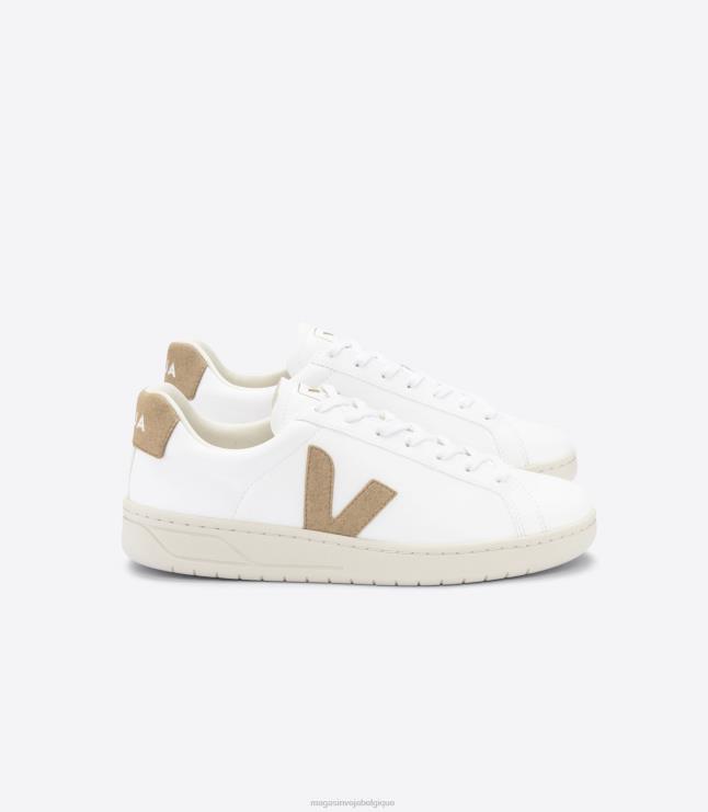 Hommes Veja urca cwl miel blanc chaussures 82NJ6139