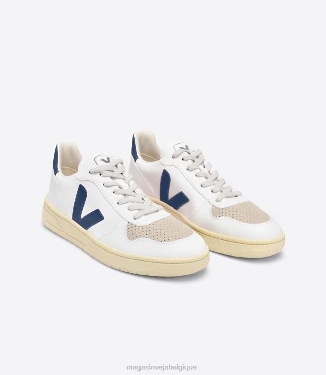 Hommes Veja V-10 CWL Blanc Californie chaussures 82NJ650