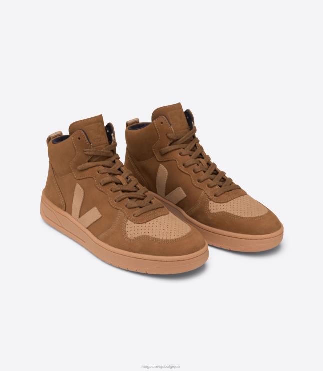 Hommes Veja v-15 nubuck chameau désert chaussures 82NJ684